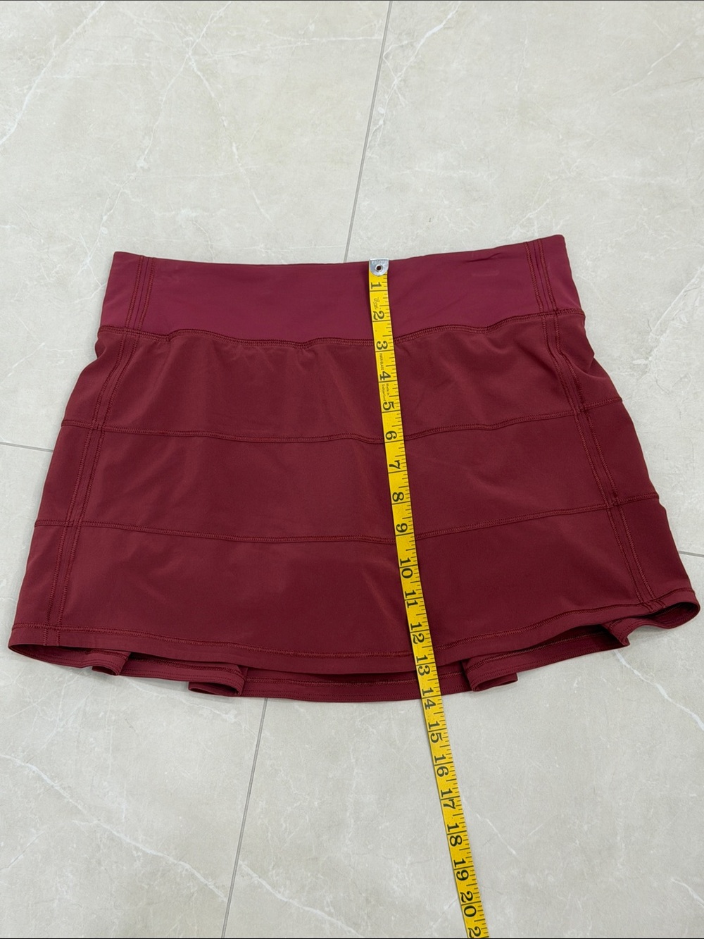 lululemon athletica Maroon Athletic Skort